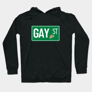 Gay Street Sign Hoodie